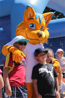 Foxy, la mascotte du club enfant gratuit